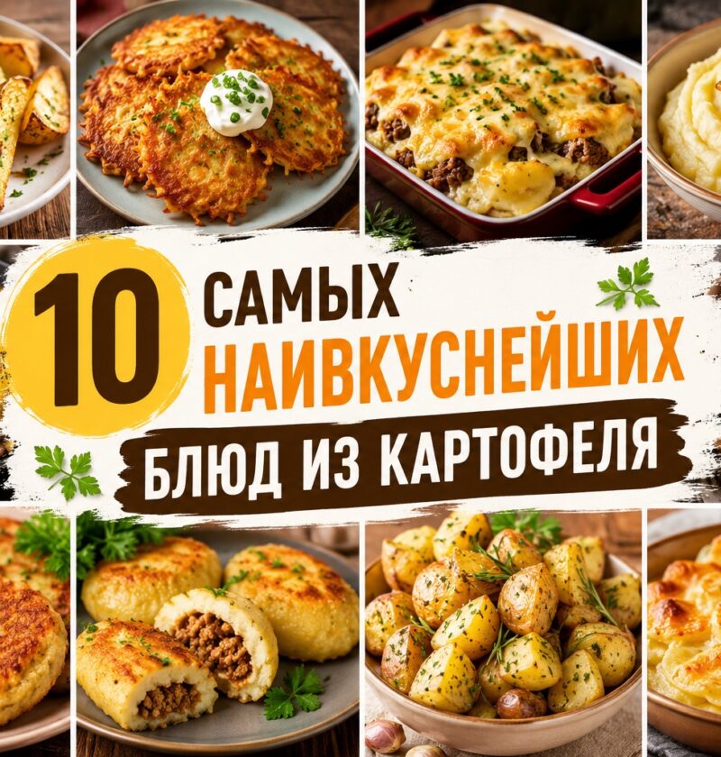 10 Самых наивкуснейших блюд из картофеля
