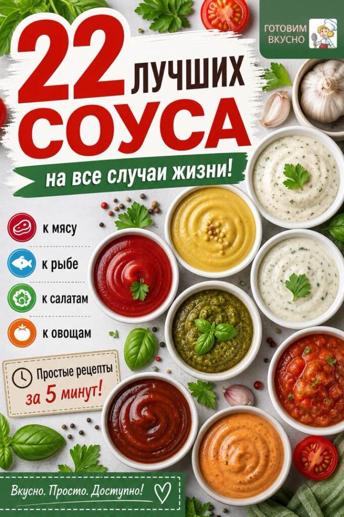 Самые лучшие соусы для всех блюд